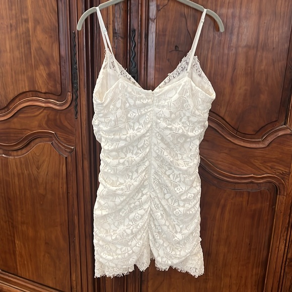 For Love & Lemons | Revolve off white mini dress - Picture 5 of 10